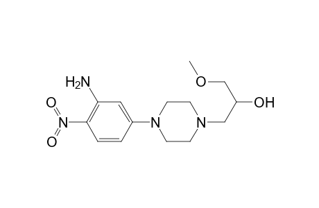 Propan-2-ol, 1-[4-(3-amino-4-nitrophenyl)piperazin-1-yl]-3-methoxy-