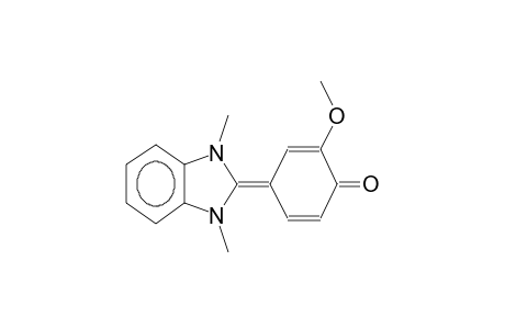 1,3-dimethyl-2-(4-oxo-3-methoxy-2,5-cyclohexadienylidene)benzoimidazoline