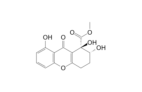 (1R,2R)-1,2,8-Trihydroxy-9-oxo-2,3,4,9-tetrahydro-1H-xanthene-1-carboxylic acid methyl ester