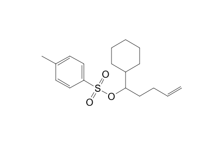 1-Cyclohexylpent-4-en-1-yl p-toluenesulfonate