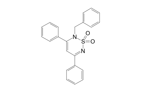 2-(benzyl)-3,5-di(phenyl)-1,2,6-thiadiazine 1,1-dioxide