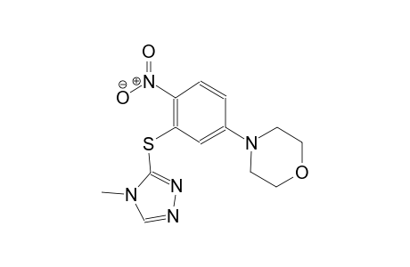 4-{3-[(4-methyl-4H-1,2,4-triazol-3-yl)sulfanyl]-4-nitrophenyl}morpholine