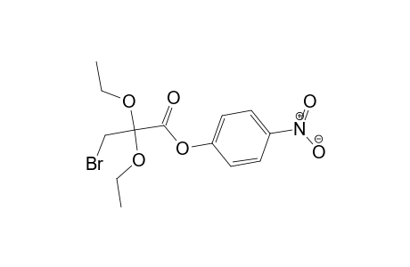 4-Nitrophenyl 3-bromo-2,2-diethoxypropionate