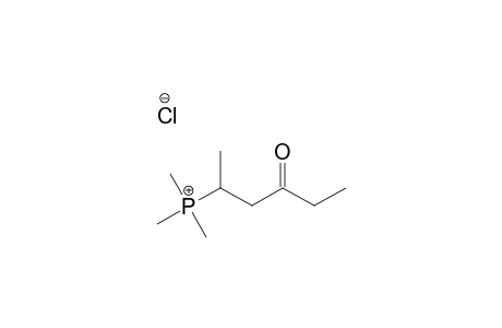 TRIMETHYL-(1-METHYL-3-OXOPENTYL)-PHOSPHONIUM-CHLORIDE