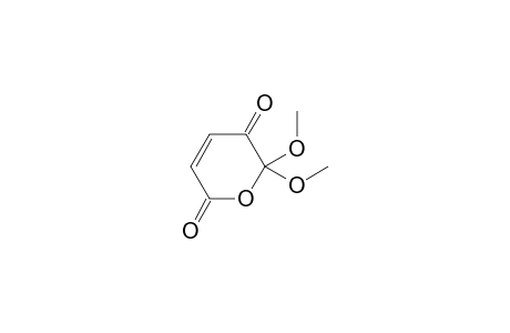 6,6-Dimethoxy-2H-pyran-2,5(6H)-dione