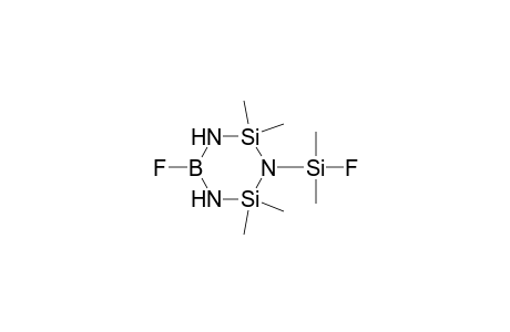 fluoranyl-(6-fluoranyl-2,2,4,4-tetramethyl-1,3,5,2,4,6-triazadisilaborinan-3-yl)-dimethyl-silane