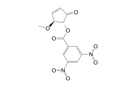 2-Cyclopenten-1-one, 4-methoxy-5-[(3,5-dinitrobenzoyl)oxy]-, trans-(.+-.)-