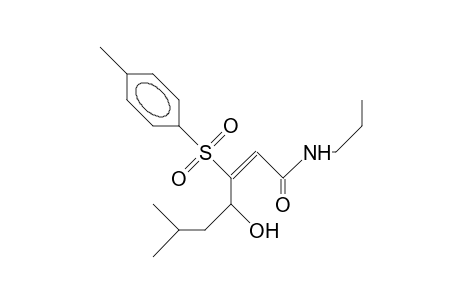 (E)-4-Hydroxy-6-methyl-N-propyl-3-tosyl-hept-2-enamide