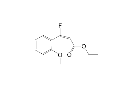(E)-Ethyl 3-(2-methoxyphenyl)-3-fluoro-2-propenoate