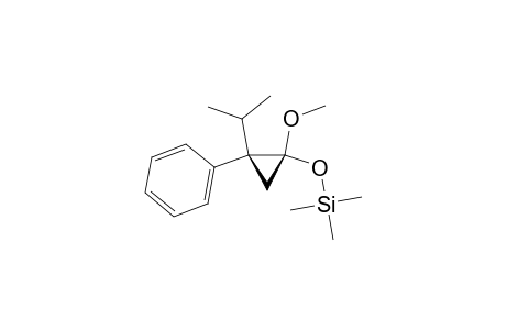 1-Methoxy-1-(trimethylsiloxy)-2-isopropyl-2-phenylcyclopropane