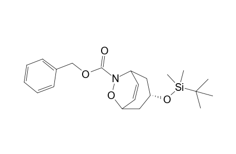 N-(Benzyloxycarbonyl)-3.alpha.-[(t-butyldimethylsilyl)oxy]-6-oxa-7-azabicyclo[3.2.2]non-8-ene
