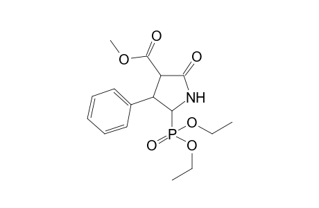 Diethyl 5-oxo-3-phenyl-4-(methoxycarbonyl)-2-(pyrrolidinyl)phosphonate