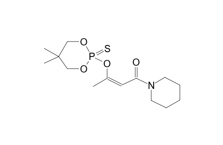 2-(1-PIPERIDINOCARBONYLPROP-1-EN-2-YLOXY)-2-THIOXO-5,5-DIMETHYL-1,3,2-DIOXAPHOSPHORINANE (ISOMER MIXTURE)