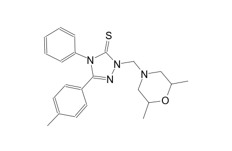 2-[(2,6-dimethyl-4-morpholinyl)methyl]-5-(4-methylphenyl)-4-phenyl-2,4-dihydro-3H-1,2,4-triazole-3-thione