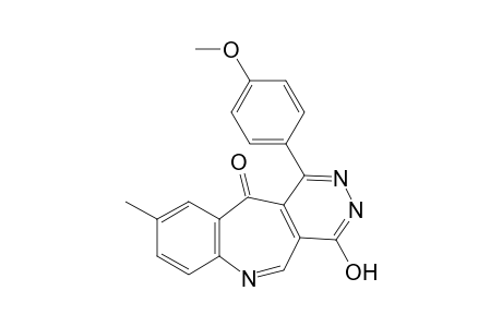 4-hydroxy-1-(4-methoxyphenyl)-9-methyl-11H-pyridazino[4,5-c][1]benzazepine-11-one