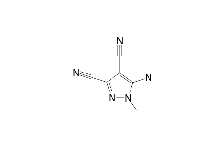 5-amino-1-methylpyrazole-3,4-dicarbonitrile
