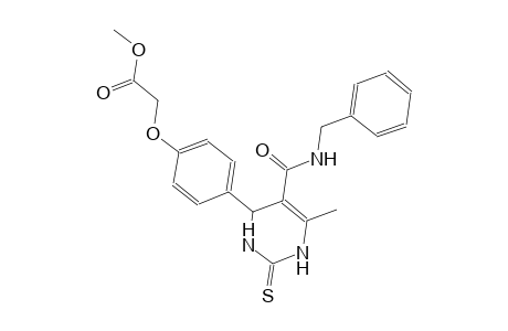 methyl (4-{5-[(benzylamino)carbonyl]-6-methyl-2-thioxo-1,2,3,4-tetrahydro-4-pyrimidinyl}phenoxy)acetate