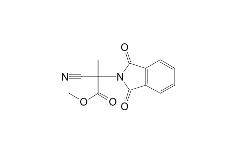 2H-Isoindole-2-acetic acid, .alpha.-cyano-1,3-dihydro-.alpha.-methyl-1,3-dioxo-, methyl ester, (.+-.)-
