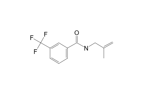 Benzamide, 3-trifluoromethyl-N-methallyl-