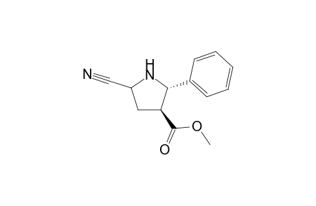 Methyl 2,3-trans-2-phenyl-5-cyanopyrrolidin-3-carboxylate