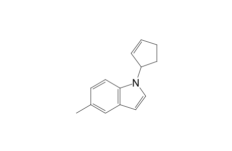 2-Cyclopentenyl-5-methyl-1H-indole