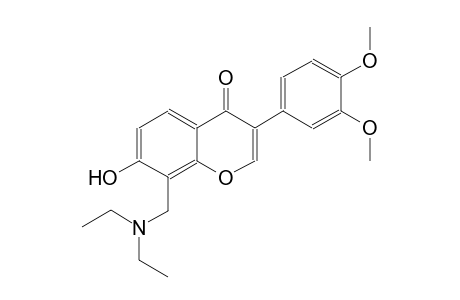 4H-1-benzopyran-4-one, 8-[(diethylamino)methyl]-3-(3,4-dimethoxyphenyl)-7-hydroxy-