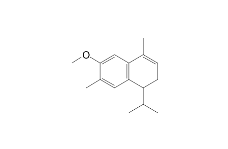 1-isopropyl-6-methoxy-4,7-dimethyl-1,2-dihydronaphthalene