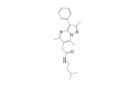 pyrazolo[1,5-a]pyrimidine-6-acetamide, 2,5,7-trimethyl-N-(3-methylbutyl)-3-phenyl-