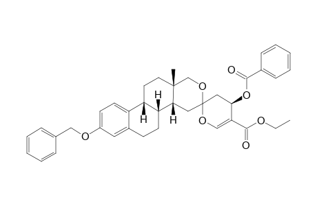 8-Benzyloxy-12a-methyloctahydropyrano[4,3-a]phenanthrene-3spiro-2'-(4'-benzyloxy-5'-ethoxycarbonyldihydropyran)