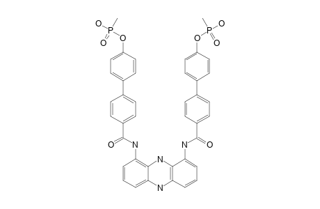 1,9-BIS-(4''-HYDROXYMETHYLPHOSPHINOYLOXYBIPHENYL-4'-CARBOXAMIDE)-PHENAZINE