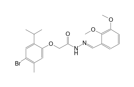 acetic acid, [4-bromo-5-methyl-2-(1-methylethyl)phenoxy]-, 2-[(E)-(2,3-dimethoxyphenyl)methylidene]hydrazide