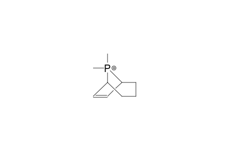 8,8-Dimethyl-8-phosphabicyclo(3.2.1)oct-6-ene cation