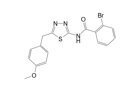 2-bromo-N-[5-(4-methoxybenzyl)-1,3,4-thiadiazol-2-yl]benzamide