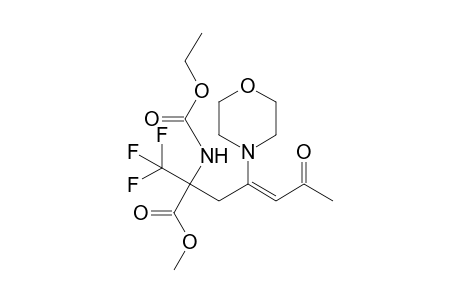 (Z)-2-Ethoxycarbonylamino-4-morpholin-4-yl-6-oxo-2-trifluoromethyl-hept-4-enoic acid methyl ester