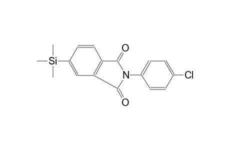1H-isoindole-1,3(2H)-dione, 2-(4-chlorophenyl)-5-(trimethylsilyl)-