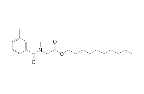 Sarcosine, N-(3-methylbenzoyl)-, decyl ester