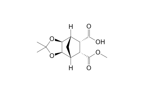 (1R,2R,3S,4S,5S,6R)-3-Carboxy-5,6-isopropylidenedioxy-2-methoxycarbonyl-bicyclo[2.2.1]heptane