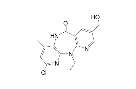 2-Chloro-5,11-dihydro-11-ethyl-8-hydroxymethyl-4-methyl-6H-dipyrido[3,2-b:2',3'-e][1,4]diazepin-6-one