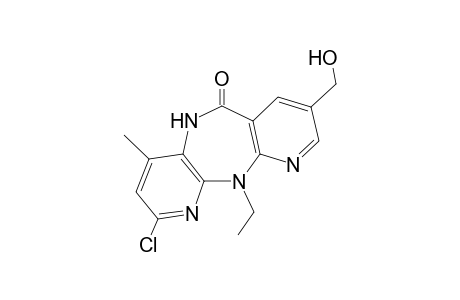 2-Chloro-5,11-dihydro-11-ethyl-8-hydroxymethyl-4-methyl-6H-dipyrido[3,2-b:2',3'-e][1,4]diazepin-6-one