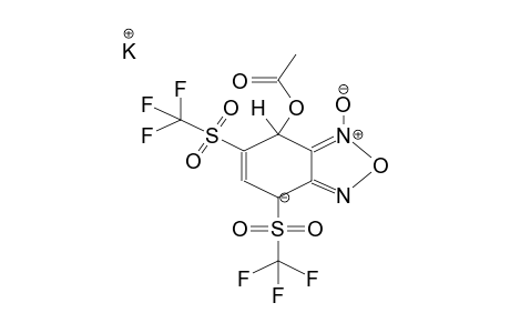 4,6-BIS(TRIFLUOROMETHYLSULPHONYL)BENZOFUROXANE, POTASSIUM ACETATECOMPLEX