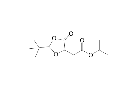 Isopropyl 2-(t-butyl)-5-oxo-1,3-dioxolane-4-acetate