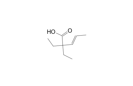 3-Pentenoic acid, 2,2-diethyl-