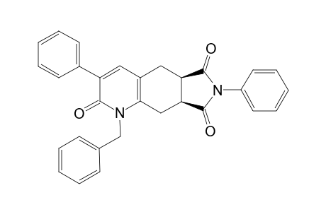 (5aR*,8aS*)-1-Benzyl-3,7-diphenyl-5,5a,8a,9-tetrahydro-1H-pyrrolo[3,4-g]qiuinoline-2,6,8(1H,7H)-trione