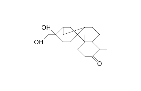 19-Nor-16,17-dihydroxyaphidicolan-3-on