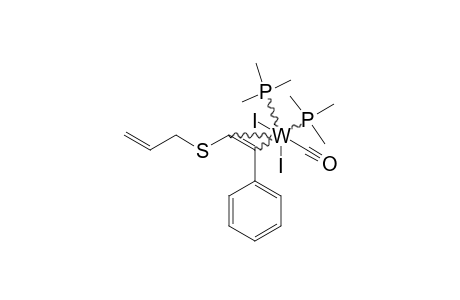 WI2(PHCCSCH2CHCH2)(CO)(PME3)2
