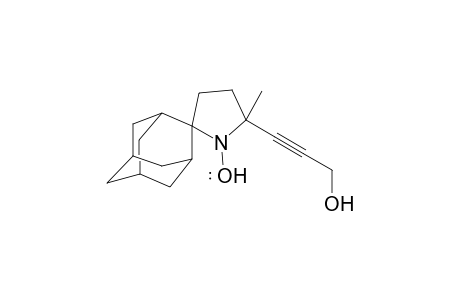 3-{1-Oxyl-2-methylspiro(pyrrolidin-5,2'-tricyclo[3.3.1.1(3,7)]decane)-2-yl}prop-2-yn-1-ol