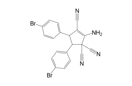 1-Amino-2,5,5-tricyano-3,4-bis(p-bromophenyl)cyclopent-1-ene