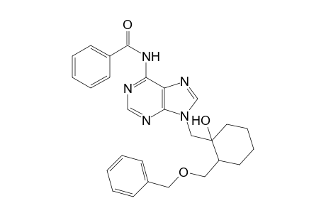 (E)/(Z)-9-{[2-(Benzyloxymethyl)-1-hydroxycyclohexyl]methyl}-N(6)-benzoyladenine