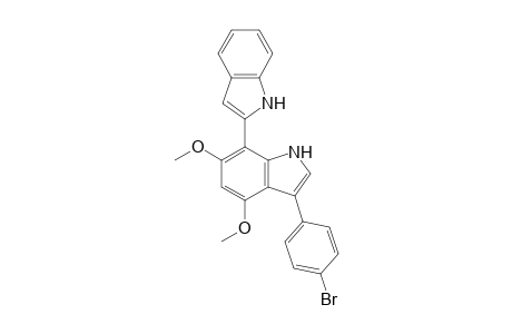 3-(4"-Bromophenyl)-7-(indol-2'-yl)-4,6-dimethoxyindole