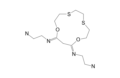 11,13-BIS-(2-AMINOETHYLIMINO)-1,10-DIOXA-4,7-DITHIACYCLOTRIDECANE